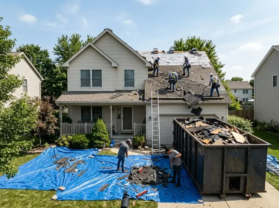 roof-replacement-debris-remova-004 — frequently asked questions, Cheapest Dumpster Rentals in Fairfax, IA
